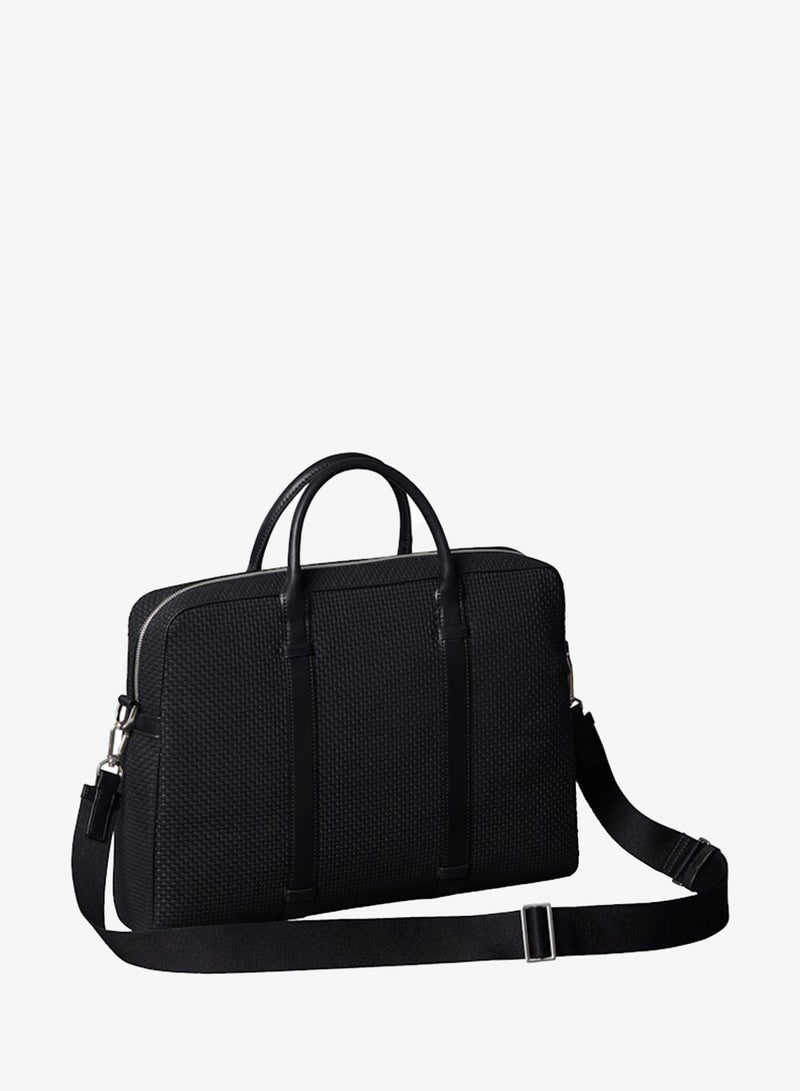CALVIN KLEIN Embossed Woven Commuter Bag - Image 2